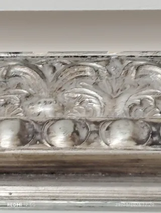 Espejo Grande Decorativo Plateado