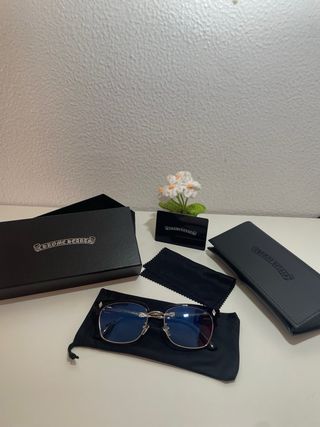 Gafas Chrome Hearts Negro/Plata