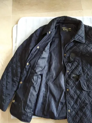 Cazadora acolchada Jump & Fish negra Talla XXXL