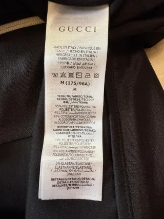 Chaqueta Gucci Negra con Rayas