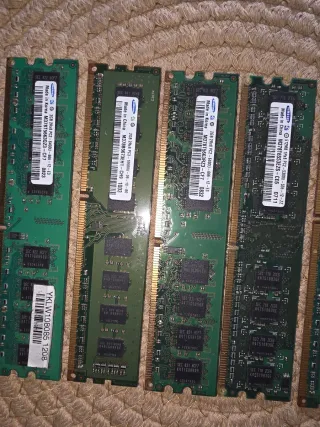 7x Módulos RAM Samsung