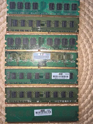 7x Módulos RAM Samsung