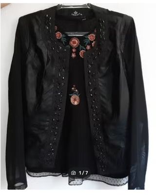 SET CAZADORA Y BLUSA ZARA