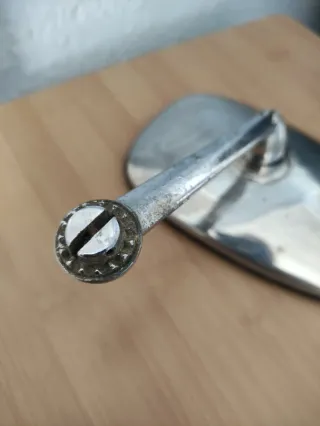 Espejo retrovisor clásico cromado