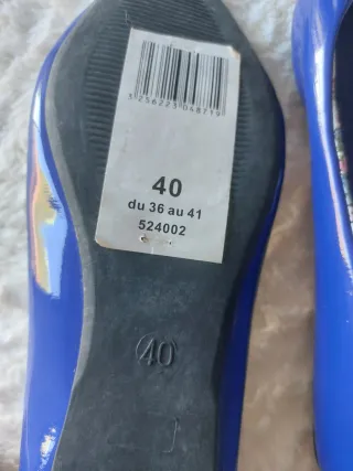 Lote 2 pares sapatos verão azul e prata