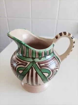 Jarra cerámica decorada