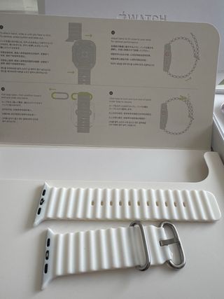 Smart Watch estilo Apple Watch Ultra Plata/Blanco