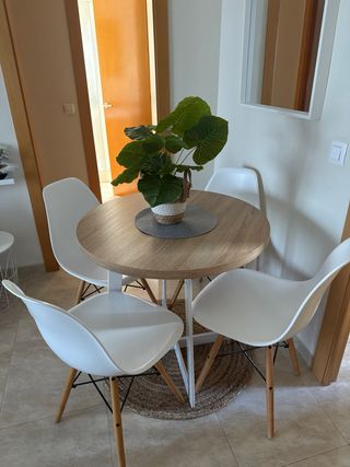 Mesa Redonda Diametro 80 ideal 4 comensales!