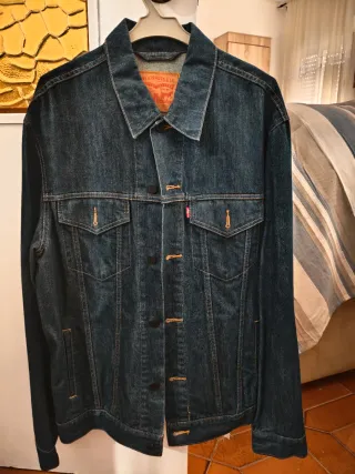 Cazadora Vaquera Levi's Hombre Azul Nueva.