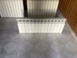 Radiador de casa blanco