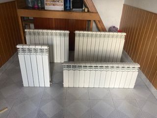 Radiador de casa blanco