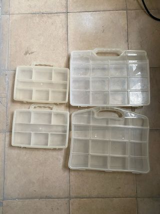 4 Maletines Organizador Plástico