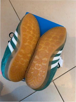 Adidas Gazelle Indoor Verde/Rosa Talla 39