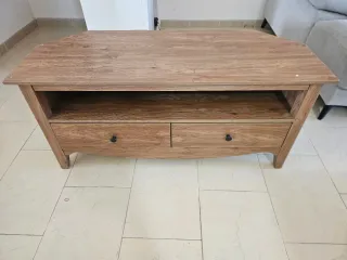Mueble TV madera con cajones