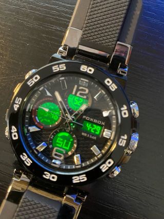 Reloj Deportivo Multifunción Negro
