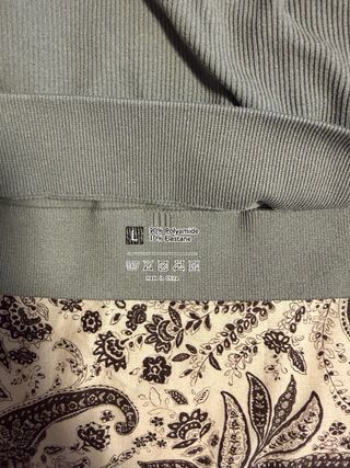 Top Crop Gris Azulado Sin Costuras Talla L