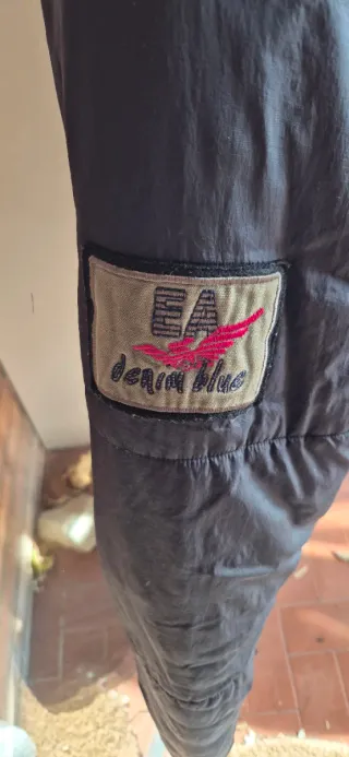 Piumino corto Emporio Armani nero con inserti