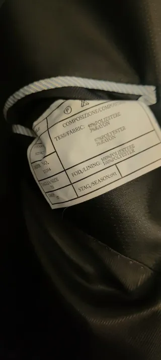 Completo elegante nero