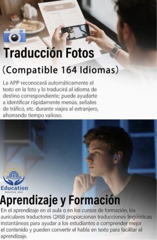 Auriculares Inalámbricos Bluetooth Traductor Nuevo