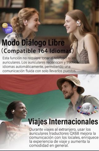 Auriculares Inalámbricos Bluetooth Traductor Nuevo