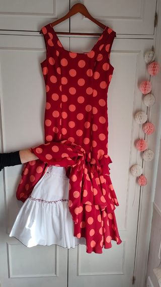 Traje Flamenca lunares Talla 40-42