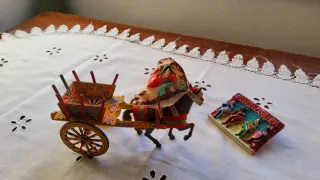Set Sicilia Carretto  Calamita e Cornucopia