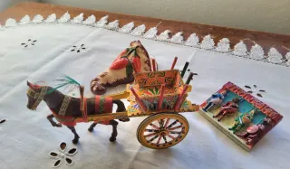 Set Sicilia Carretto  Calamita e Cornucopia