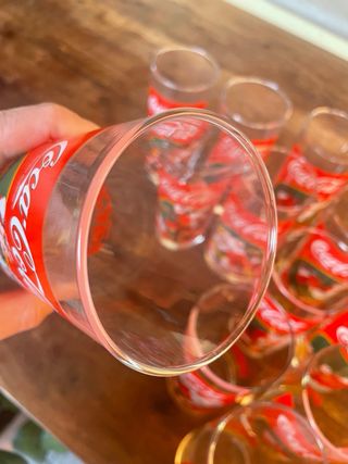 Lotto Bicchieri Coca-Cola difettati
