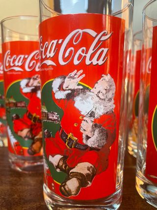 Lotto Bicchieri Coca-Cola difettati