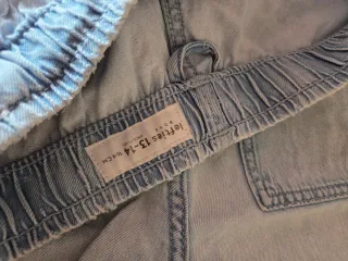 Pantalón corto efecto vaquero T.13/14