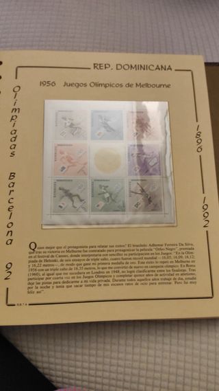 Colección Sellos Olímpicos Barcelona 92