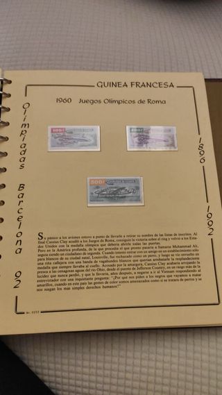 Colección Sellos Olímpicos Barcelona 92