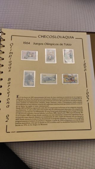 Colección Sellos Olímpicos Barcelona 92