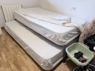 Cama nido + 2 colchones 110cm