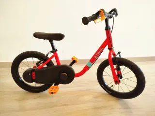 Bicicleta Infantil 14 Btwin 3-5 Años 2 en 1