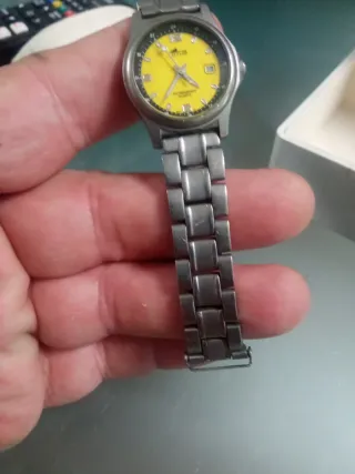 Reloj Lotus Mujer Plata y Amarillo
