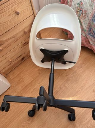 Sedia girevole bianca Ikea
