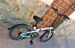 Bicicleta plegable Btwin 7 velocidades