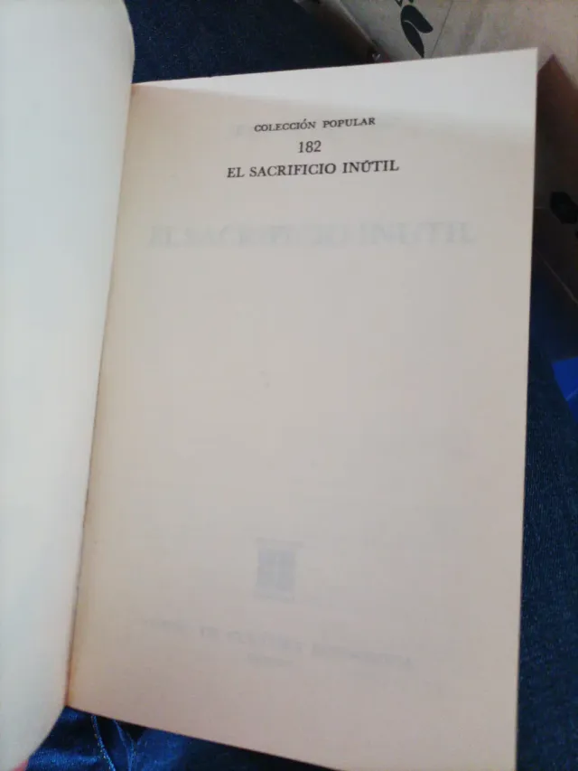 El sacrificio inútil