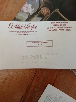 Lote revistas religiosas el adalid serigrafico