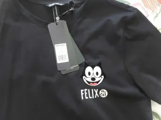 Camiseta Antony Morato Felix The Cat Negra