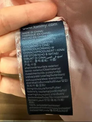 Piumino Tommy Hilfiger donna rosa