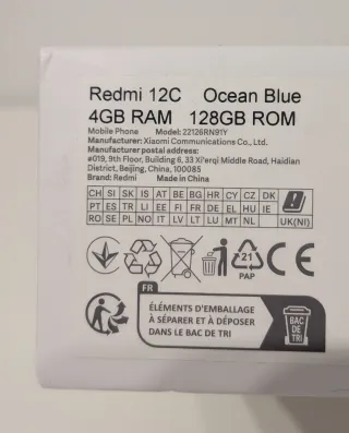 Xiaomi Redmi 12C 128GB Nuevo Precintado