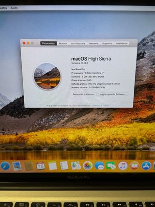 MacBook Pro 15” i7 SSD 512GB – funzionante (2011)