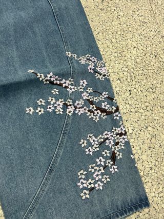 Jeans Baggy Y2K Ricamati