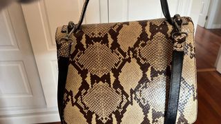 Bolso Tous Piel Negro Beige Clásico