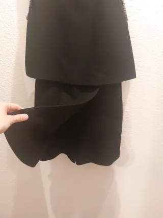 Mono Falda Pantalón Mango Negro