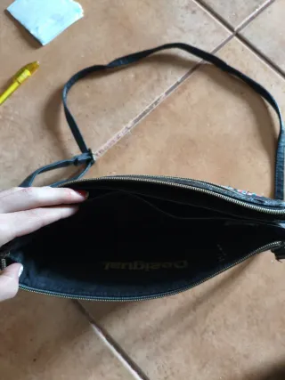 Bolso Desigual Negro Multicolor