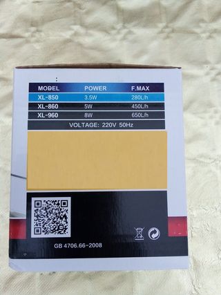 Filtro cascada mochila para acuario pecera pequeño