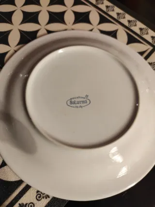 Set Piatti Ceramica Porcellana Rossi Bianchi